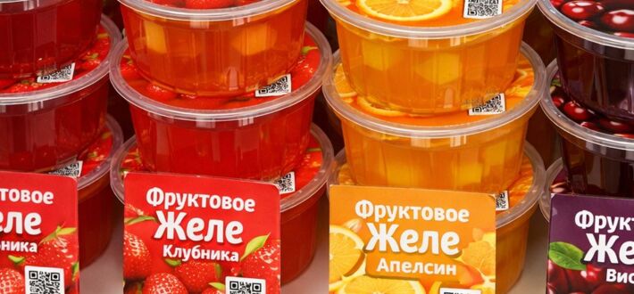 Честный знак на фруктовое желе